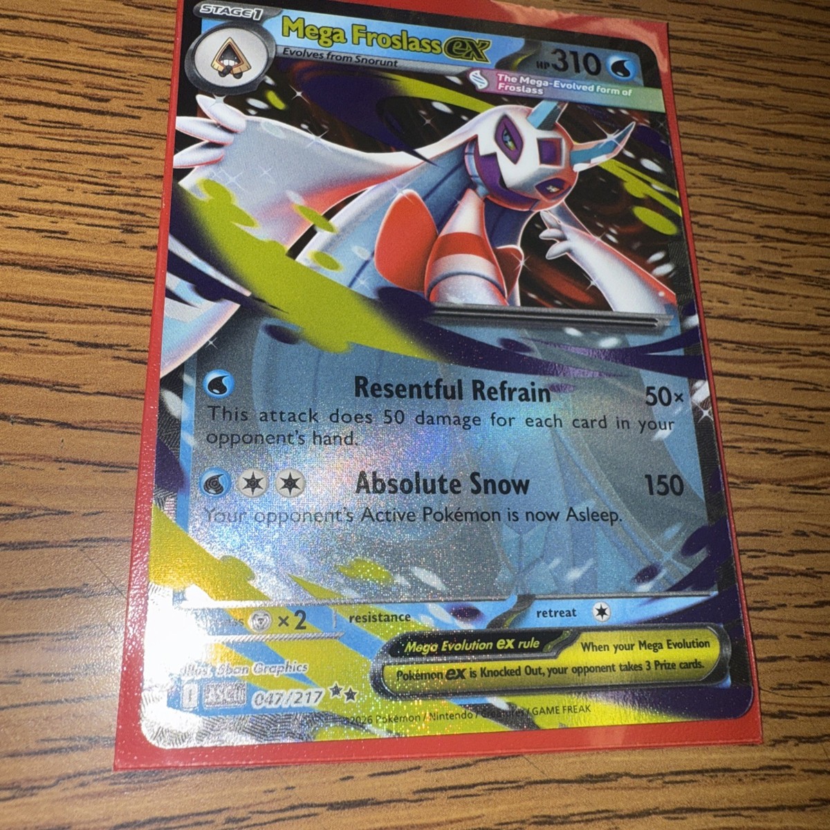 Mega Froslass EX Double Rare 047/217 Ascended Heroes Pokemon | eBay