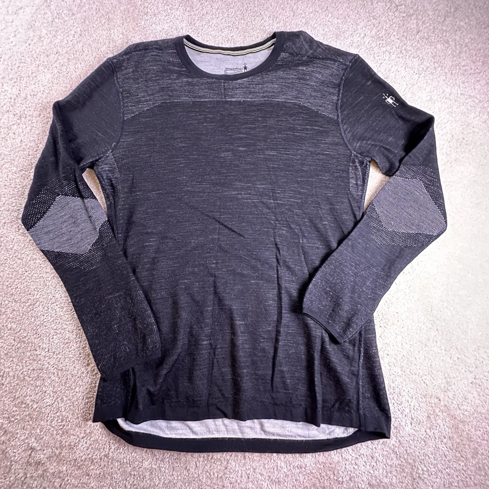 Smartwool Intraknit 200 Merino Base Layer Top Black Mens XL