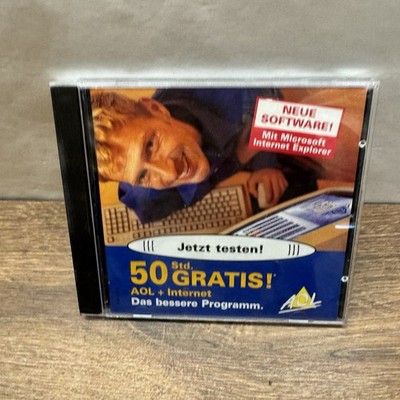 AOL Internet Software CD 50 Std. gratis Retro Vintage