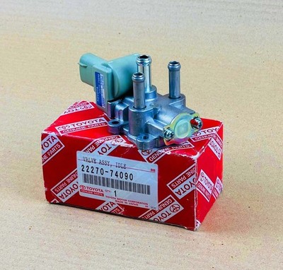 22270-74090 Toyota Idle Speed Control Valve OEM Genuine Throttle Body Assembly