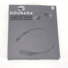 Neckband Earset Bluetooth Wireless Earbuds HD Mic Talk Sweat/Water earphones