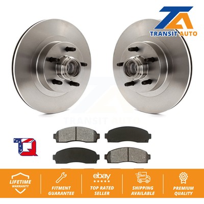 Disc Brake Rotors & Semi-Metallic Pad Front Kit For Ford Explorer Sport Trac RWD