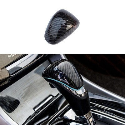 Passend für Honda Accord 2013-2017 Kohlefaser Farbe Schaltknauf Abdeckung ABS