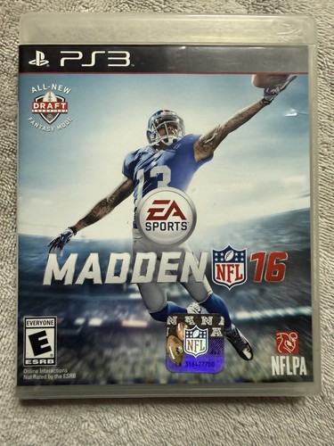 Madden NFL 16 Sony PlayStation 3 PS3 Complete CIB Tested & Working