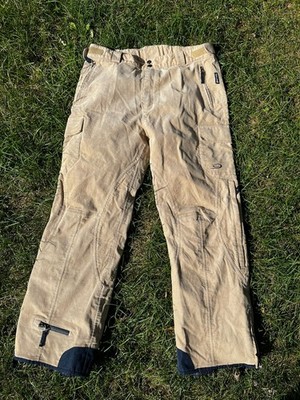 Crane Sports Pants Mens XL Thinsulate Insulated Waterproof Ski Snow Corduroy