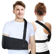 Arm Sling Shoulder Immobilizer Back Belt Rotator Cuff Support Size L