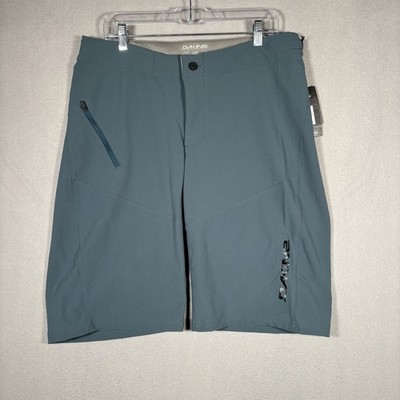 Dakine Syncline Mountain Bike Cycling Shorts Men's Size L Blue Stretch DWR Stain