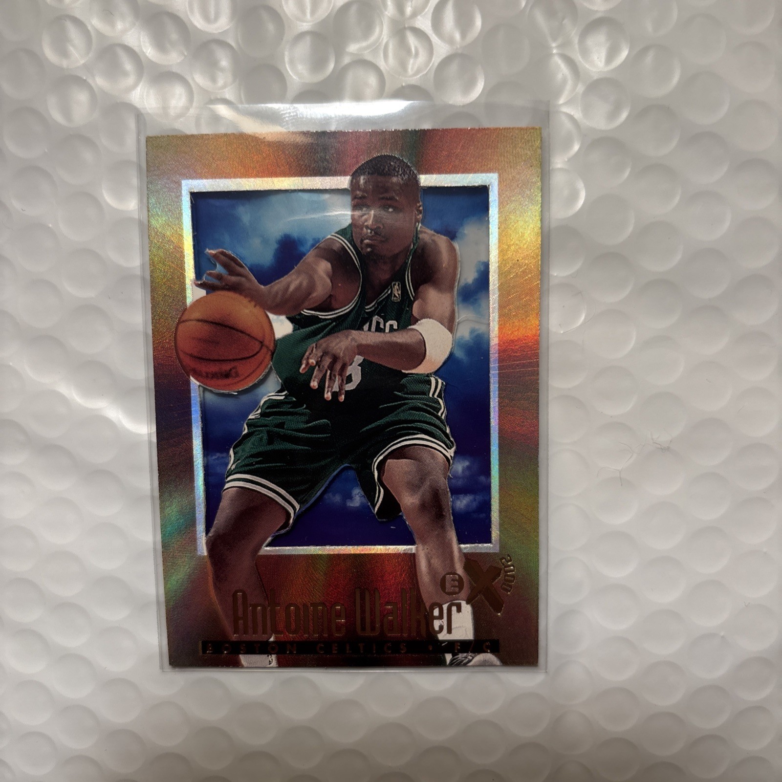 Antoine Walker Boston Celtics 1996-97 E-X2000 #4 RC Rookie Kentucky Wildcats 3Z