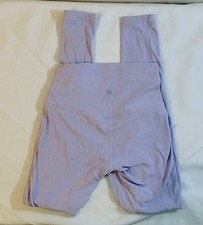 Lululemon Women's Leggings Sz 4 Lilac/Purple High Waist Stretch Activewear Yoga
