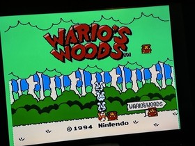Wario's Woods Nintendo NES-Tested-Authentic