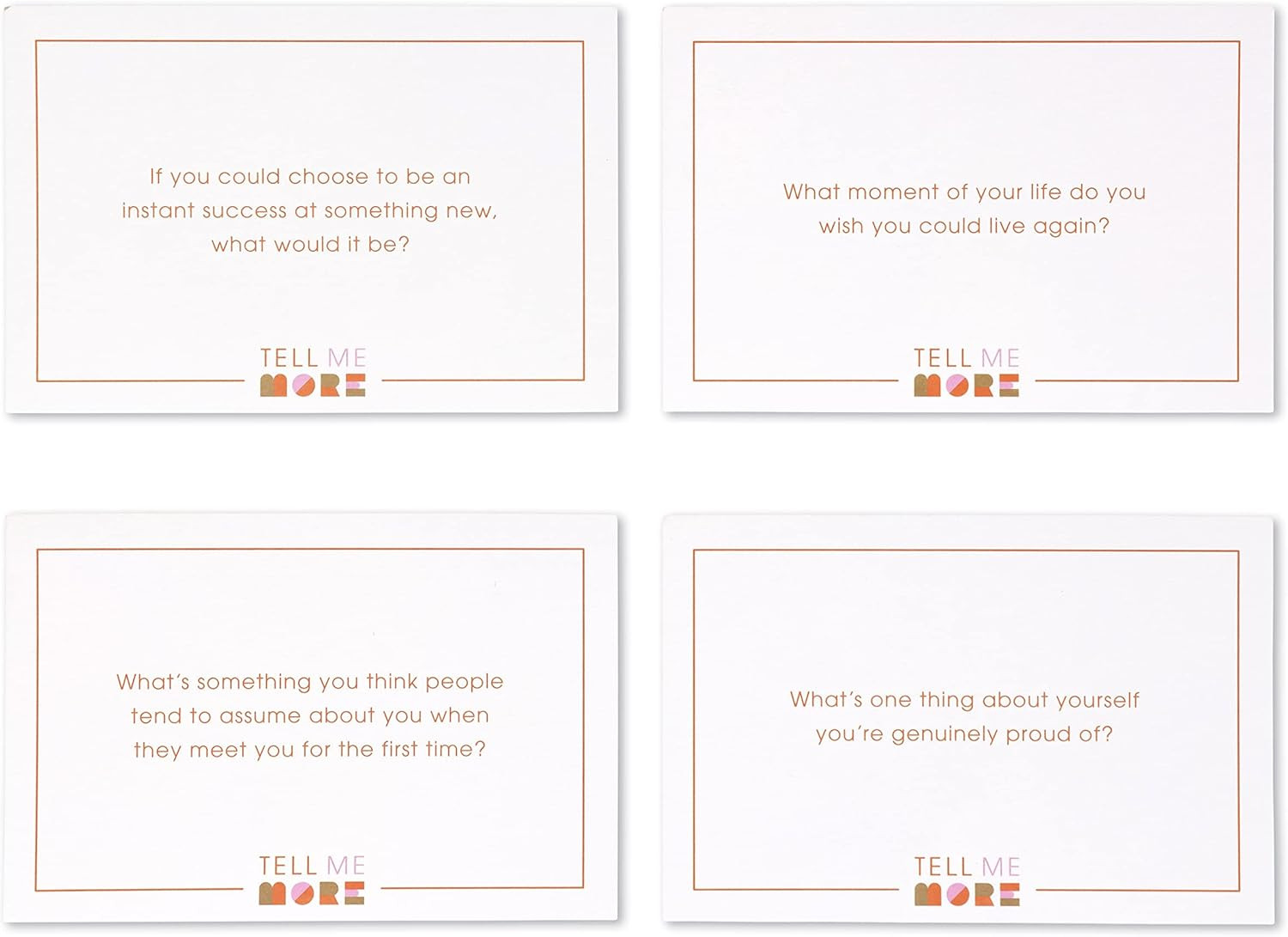 Tell Me More: a Conversation Starter Game of Questions to Deepen Connection thumbnail 6