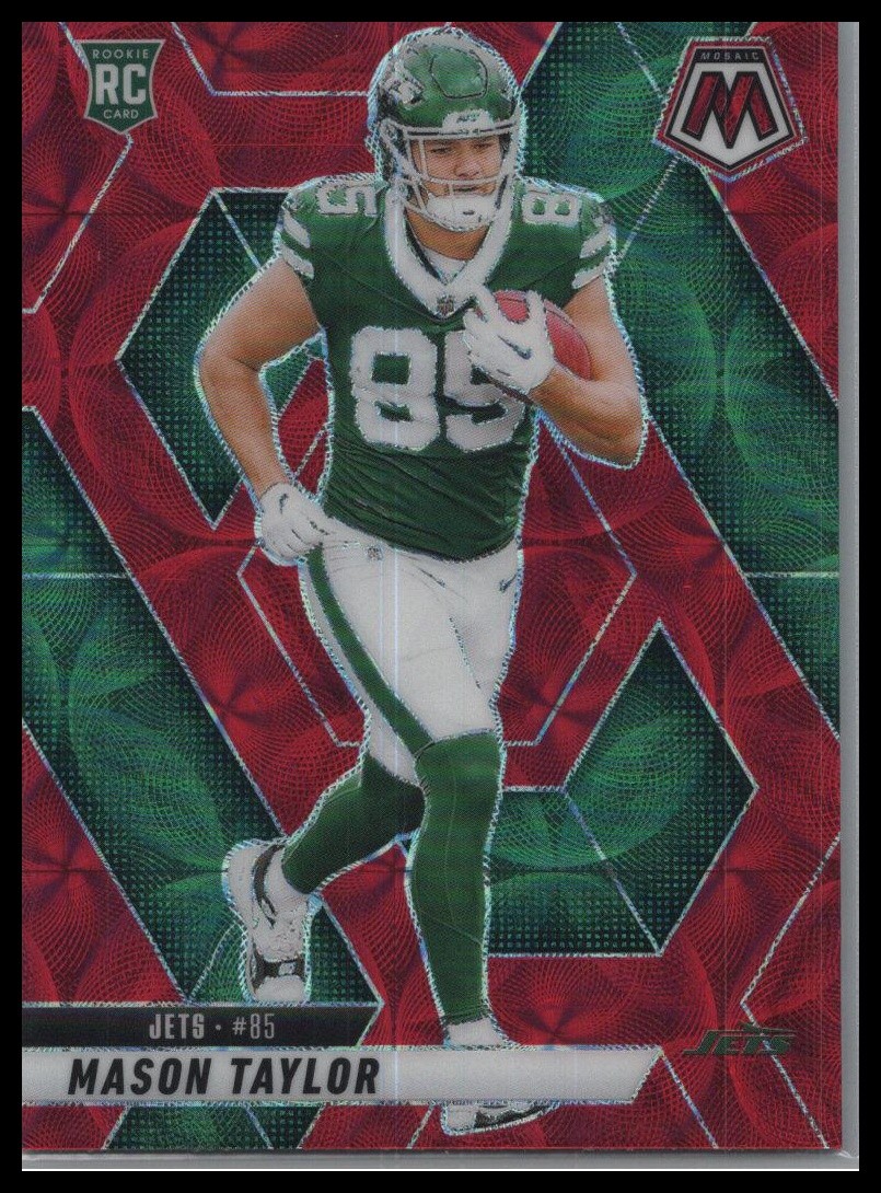 2025 Panini Mosaic #324 Mason Taylor Red Scope