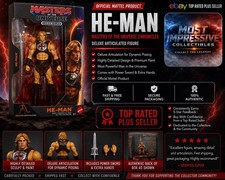 Masters of the Universe Chronicles He-Man Deluxe Articulated Action Figure  NEW
