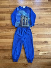 Vintage 90s Godzilla Two Piece Set, Pants Shirt, Size Youth 5, Movie Promo 1998