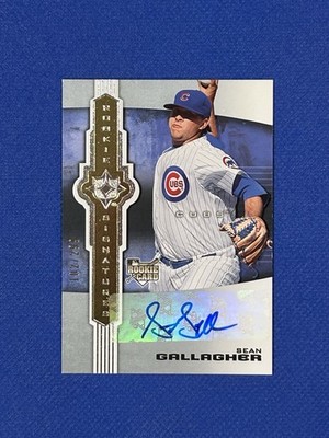 2007 Ultimate Collection Rookie autograph /299 Sean Gallagher #107 Auto K