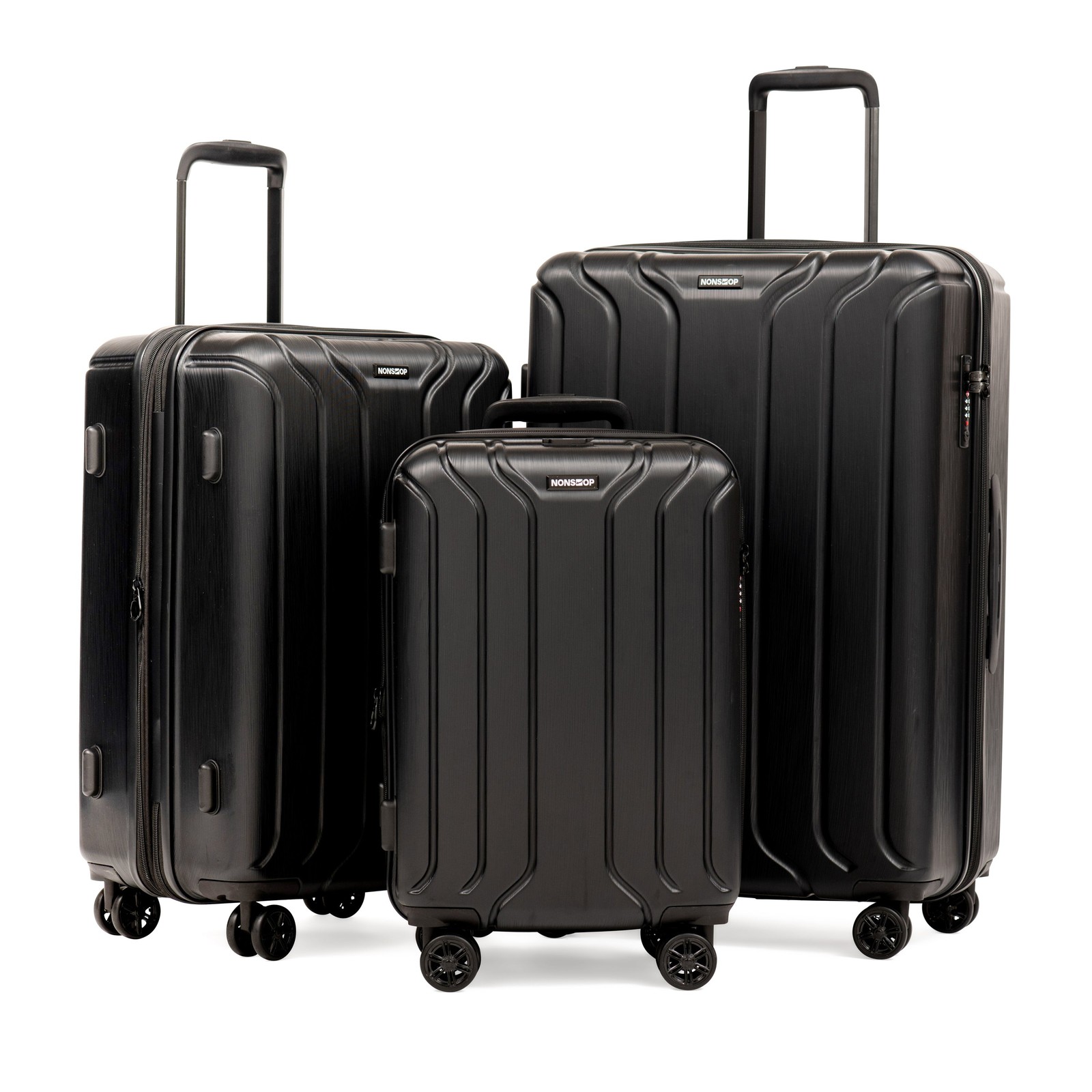 Expandable Spinner Wheels Suitcase 3 Piece U25