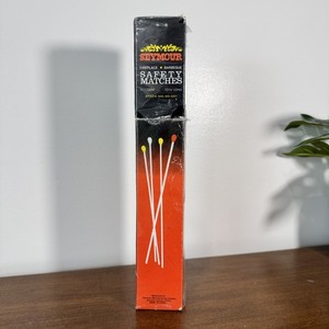 SEYMOUR Fireplace Barbeque Safety Matches 10.5" Long Made in Korea