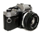 Olympus OM10 35mm Film SLR Camera with OM-System Zuiko 50mm, f1.8 Auto-S Lens