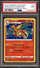 PSA 9 Special Delivery Charizard SWSH075 Pokemon Center UK Holo Black Star Promo on eBay