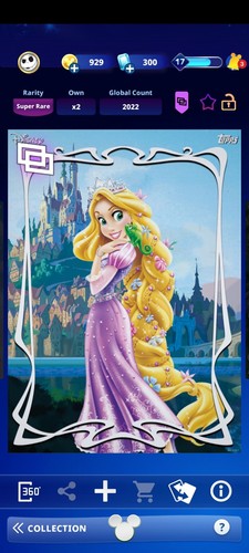 Topps Disney Collect SR Digital Card Royalties Princesses Parallax - Zdjęcie 6 z 7