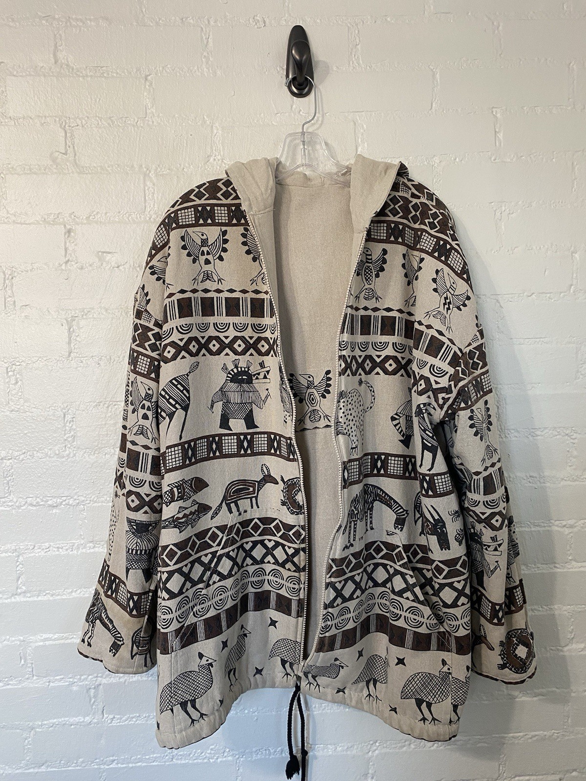 Native American Print Reversible Jacket Men's siz… - image 1