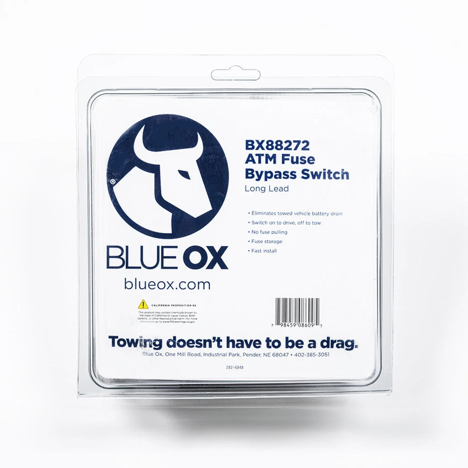Blue Ox BX88272 Fuse Bypass Switch - Easy Install Vehicle Towing Solution - Image 2 of 2