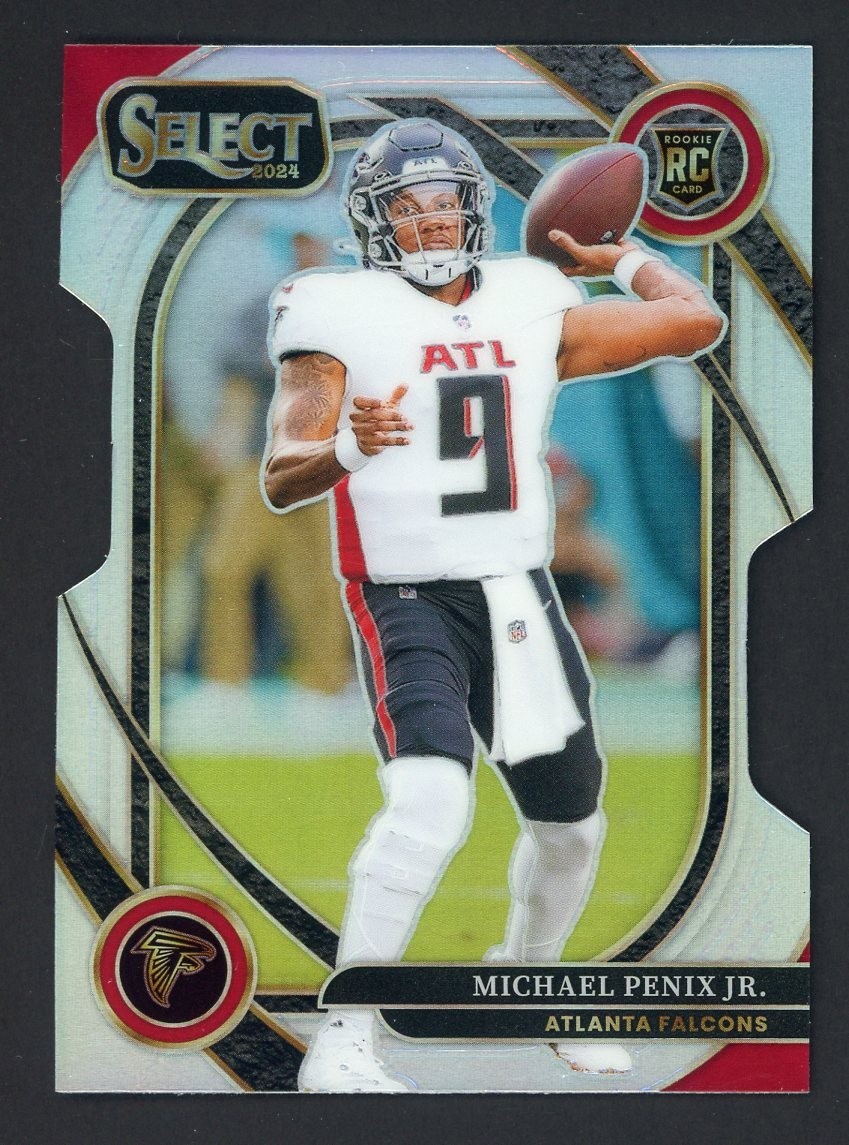 2024 Select Club Level Die-Cut Silver Prizm #235 Michael Penix Jr RC Rookie