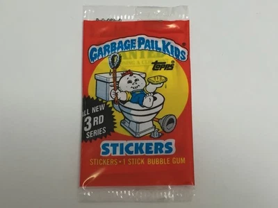 1987 UK Garbage Pail Kids 3rd Series PACK (0-490-0-6): RED Potty Scotty - Bild 1 von 2