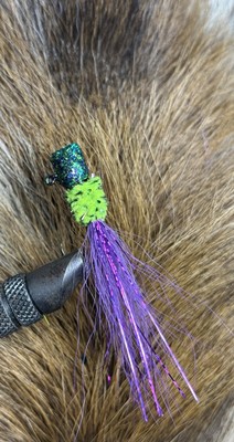 Gum Creek Jig &Fly 1/8oz #2 Vmc Hooks  Marie Laveau  Jig Made & Tested In Texas