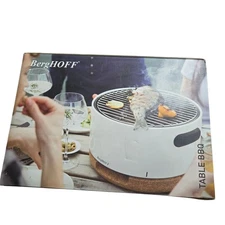 New in box BergHOFF Table BBQ Grill Portable Tabletop White 35cm-13.75”