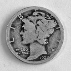 1927-S MERCURY DIME LOW MINTAGE COLLECTABLE