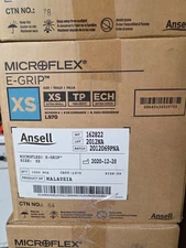 Ansell MICROFLEX - e-grip Gloves (Case) 1000 gloves new in box L970