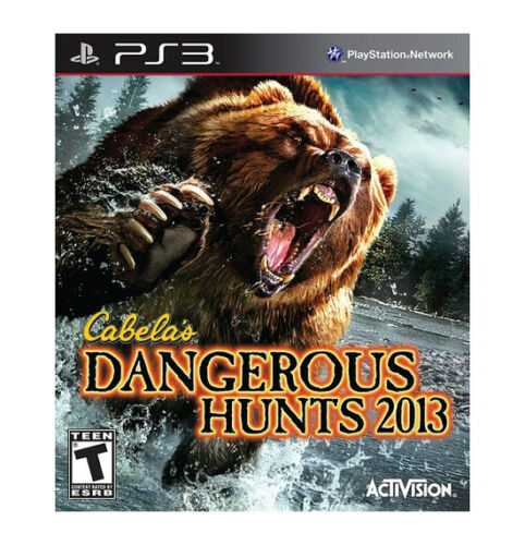 Sealed! CABELA'S DANGEROUS HUNTS 2013 PLAYSTATION PS3 (BUNDLE W Gun)  FEARMASTER