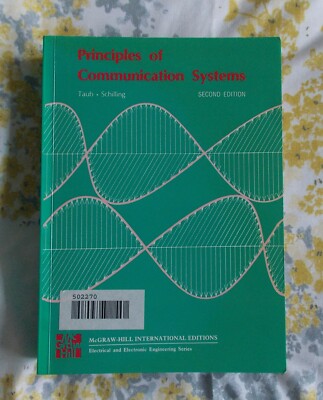 Principles of Communication Systems by Herbert Taub, Donald L. Schilling (1986)