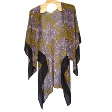 Wanderlux La Mesa Kimono Cape Sleeves Size Medium Moroccan Vibes Style WT1388