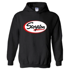 Scorpion Snowmobile Men's Black Hoodie Sweatshirt Size S-3XL