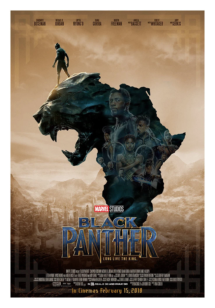 black panther poster products for sale | eBay