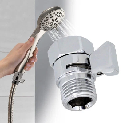 G1/2" Brass Shut Off Valve Water Flow Control Shower Head Valve Easy Operation