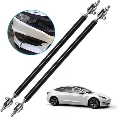 Fits Ford Focus ST RS SE Front Bumper Lip Splitter Spoiler Body Kit W/Strut Rods - Picture 13 of 16