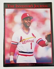 Ozzie Smith 1993 Investor's Journal Red w/ Michael Jordan Smith Thomas Farve