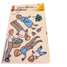 Colorforms vintage wall clings NWT