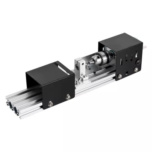 Mini Wood Lathe Motorized Lathe Machine Tool DIY Woodworking Black 8000RPM - Picture 6 of 6