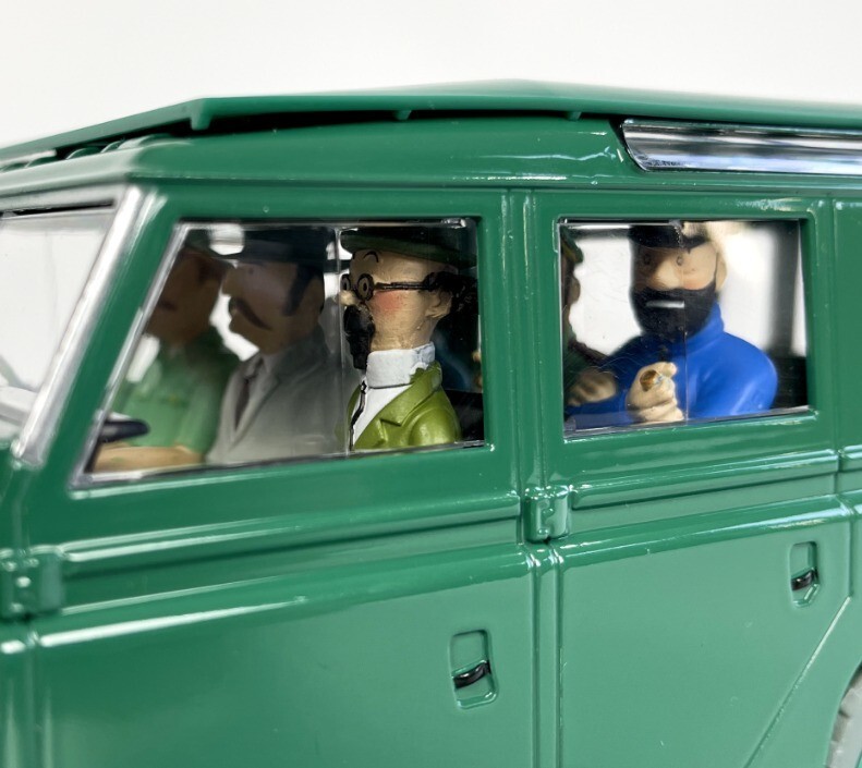 HERGE TINTIN THE LAND ROVER OF TRENXCOATL #57 Car Figure 1/24