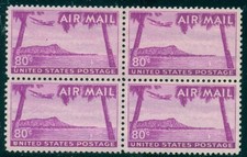 Scott C46 Block Of 4 Mint Og Nh Very Fine Great Price