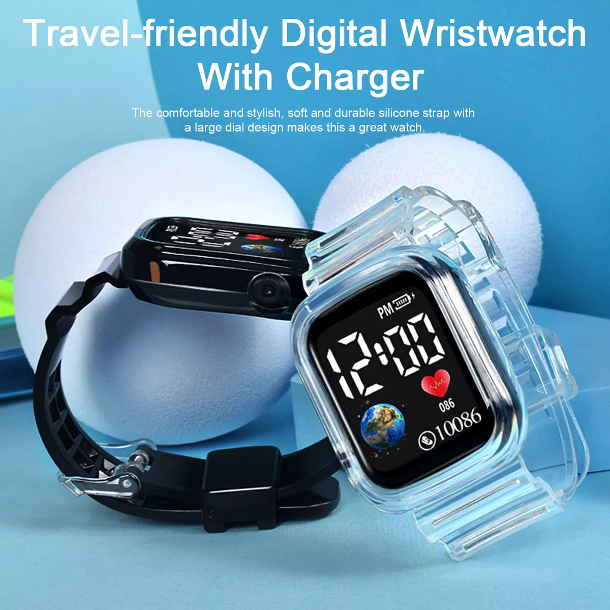 Rechargeable sales wrist watch