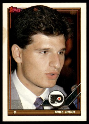 1991-92 Topps #194 Mike Ricci Philadelphia Flyers | eBay