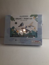Allessimo Reality Puzzle Paint Kit Civil Airplane Wooden 5 SEALED NEW 