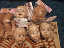 Vintage Syndee's Crafts Doll Arms Legs Heads Lot All NEW