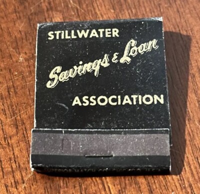 Vintage Matchbook Stillwater Oklahoma Savings Loan Association Earn Finance OK