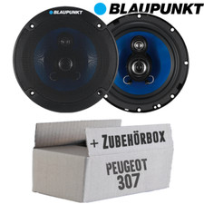 Lautsprecher Boxen Blaupunkt 3-Wege Auto KFZ Einbauset für Peugeot 307 Tür vorne